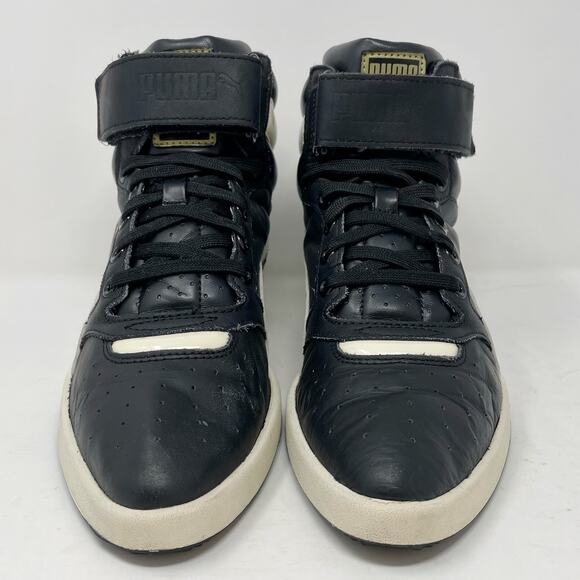 Puma Leather Sky Point Mid Pointed Toe Sneakers Womens Size 6.5 - Picture 3 of 9
